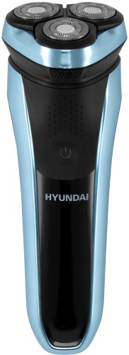 Бритва роторная Hyundai H-SH8088 реж.эл.:3 питан.:аккум. голубой/черный
