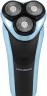 Бритва роторная Hyundai H-SH8088 реж.эл.:3 питан.:аккум. голубой/черный