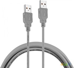 Кабель Buro USB A(m) USB A(m) 1.8м (BHP RET USB_AM18) серый (блистер)