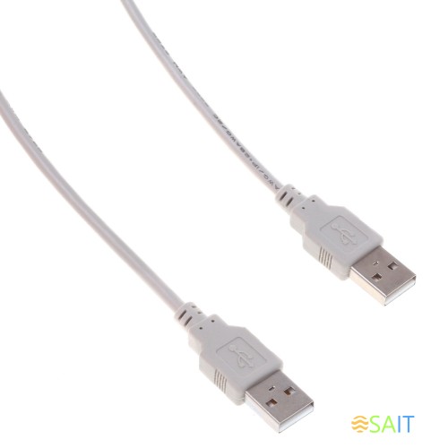 Кабель Buro USB A(m) USB A(m) 1.8м (BHP RET USB_AM18) серый (блистер)