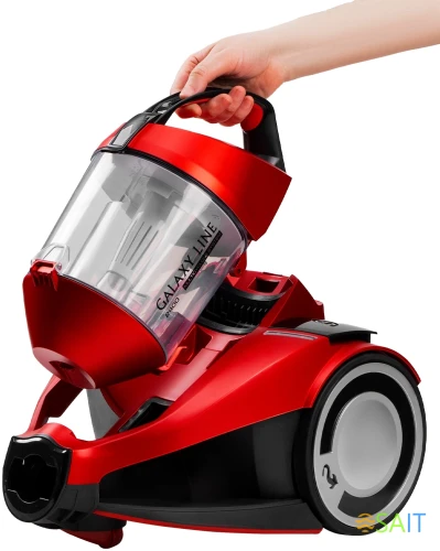 Пылесос Galaxy Line GL 6224 2400Вт красный/черный