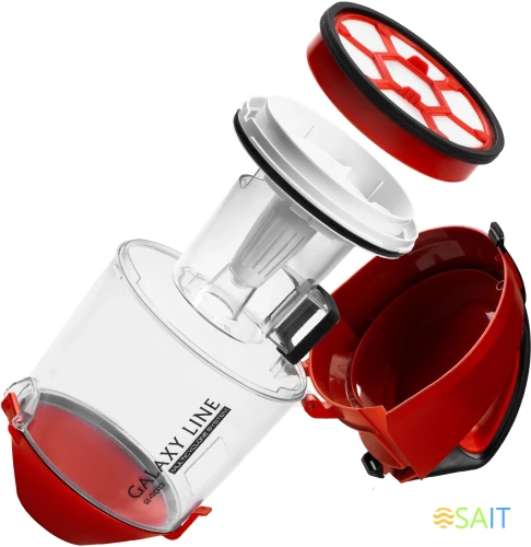 Пылесос Galaxy Line GL 6224 2400Вт красный/черный