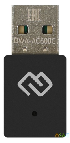 Сетевой адаптер Wi-Fi Digma DWA-AC600C AC600 USB 2.0 (ант.внутр.) 1ант.