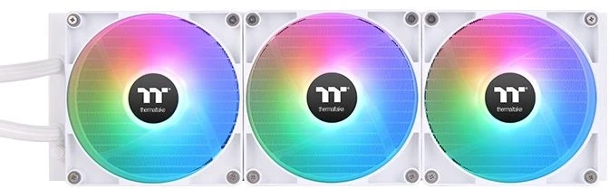 Система водяного охлаждения Thermaltake TH420 V2 Ultra Snow Edition ARGB Soc-AM5/AM4/1200/1700/1851 белый 4-pin 34.7dB Al+Cu LCD Ret (CL-W407-PL14SW-A)