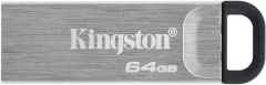 Флеш Диск Kingston 64GB DataTraveler Kyson DTKN/64GB USB3.2 серебристый/черный