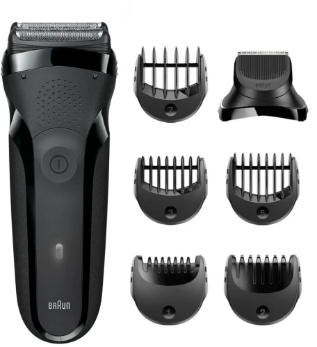 Бритва сетчатая Braun Series 3 300BT реж.эл.:2 питан.:аккум. черный