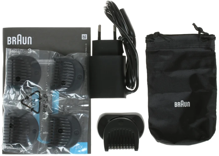 Бритва сетчатая Braun Series 3 300BT реж.эл.:2 питан.:аккум. черный