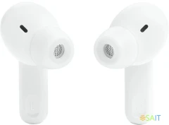 Гарнитура внутриканальные JBL Tune Beam белый беспроводные bluetooth в ушной раковине (JBLTBEAMWHT)