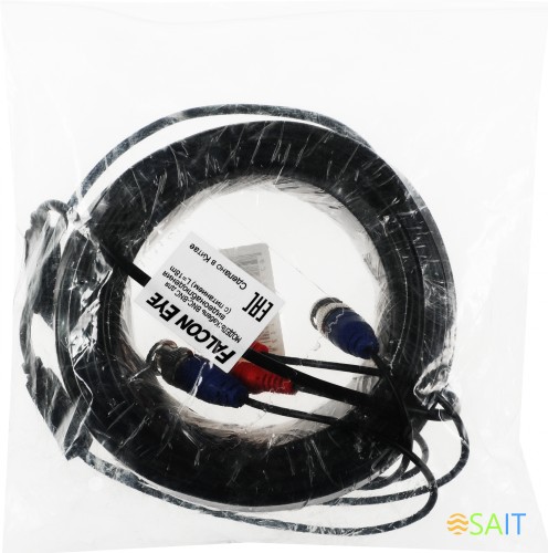 Кабель Falcon Eye BNC-BNC BNC/DC/BNC/DC 18м черный