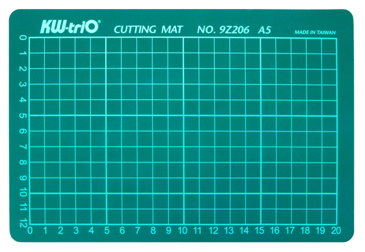 Подкладка для резки Kw-Trio 9Z206 A5 225x150мм зеленый
