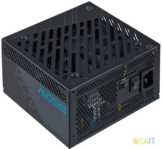 Блок питания Azza ATX 850W PSAZ-850G 80+ gold (20+4pin) APFC 120mm fan 6xSATA Cab Manag RTL