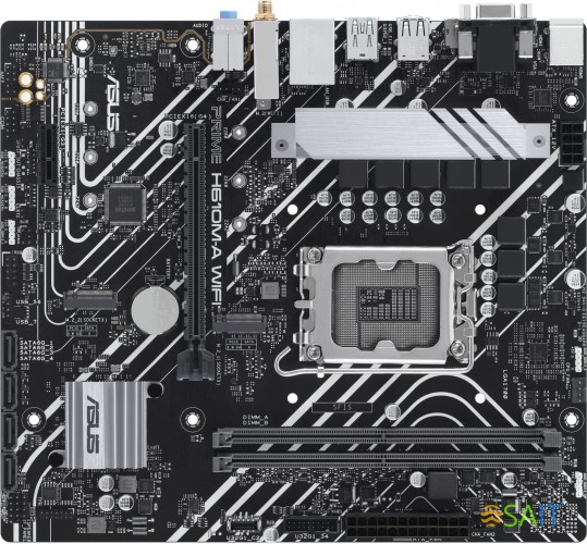 Материнская плата Asus PRIME H610M-A WIFI Soc-1700 Intel H610 2xDDR5 mATX AC`97 8ch(7.1) GbLAN+VGA+HDMI+DP