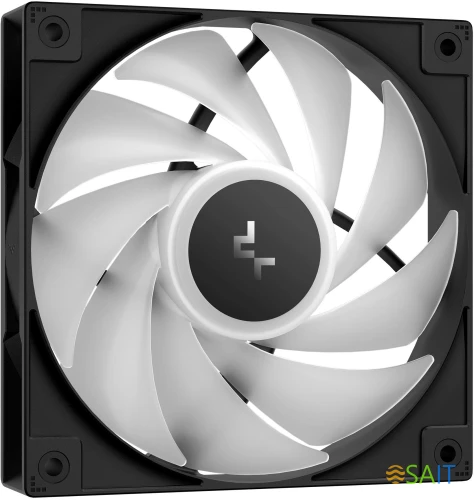 Устройство охлаждения(кулер) Deepcool AG400 Bk V2 ARGB Soc-AM5/AM4/1200/1700/1851 черный 4-pin 31.6dB Al+Cu 220W 643gr Ret (R-AG400-BKAMMN-GJD)