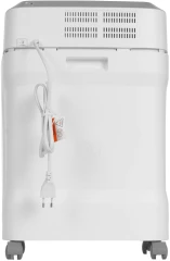 Шредер Fellowes PowerShred 15С белый (секр.P-4) фрагменты 15лист. 19лтр. скрепки скобы пл.карты