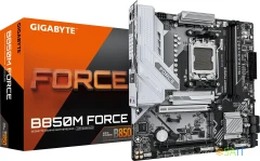 Материнская плата Gigabyte B850M FORCE SocketAM5 AMD B850 2xDDR5 mATX AC`97 8ch(7.1) 2.5Gg RAID+HDMI+DP
