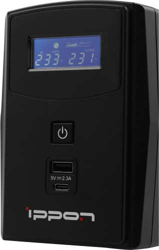 Источник бесперебойного питания Ippon Back Power Pro II 800 480Вт 800ВА черный
