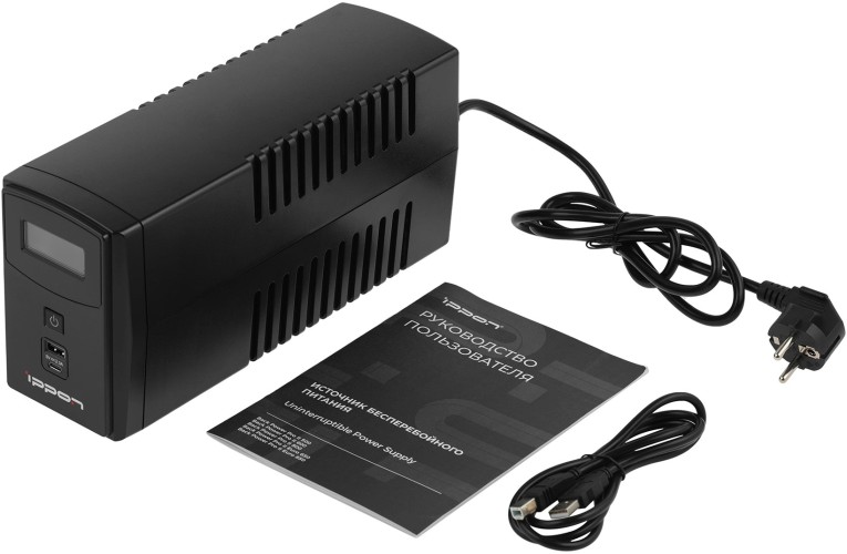 Источник бесперебойного питания Ippon Back Power Pro II 800 480Вт 800ВА черный