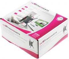 Кронштейн для телевизора Ultramounts UM862 черный 13"-42" макс.20кг настенный поворот и наклон