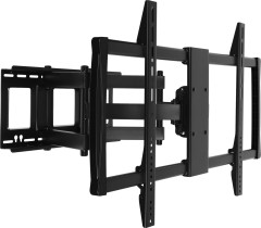 Кронштейн для телевизора Ultramounts UM914 черный 60"-100" макс.80кг настенный поворотно-выдвижной и наклонный