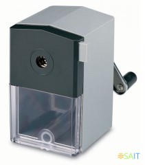 Точилка для карандашей механическая Kw-Trio 306A 1 отверстие пластик ассорти