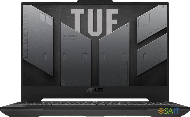 Ноутбук Asus TUF Gaming A15 FA507NVR-LP040 Ryzen 7 7435HS 16Gb SSD512Gb NVIDIA GeForce RTX4060 8Gb 15.6" IPS FHD (1920x1080) noOS grey WiFi BT Cam (90NR0JK5-M00230)