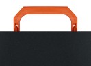 Портфель Бюрократ Black Opal BLPP01OR 1 отдел. A4 пластик 0.7мм черный/оранжевый