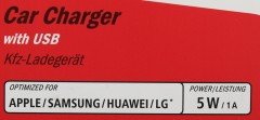 Автомобильное зар./устр. Hama H-173756 5W 1A 2xUSB универсальное черный (00173756)