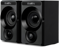 SVEN SPS-535, чёрный, акустическая система 2.0, USB, мощность 2x3 Вт(RMS) Sven SV-022501