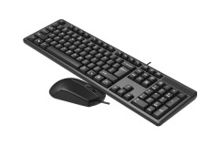 Клавиатура + мышь A4Tech KK-3330S клав:черный мышь:черный USB (KK-3330S USB (BLACK)) A4Tech KK-3330S USB (BLACK)