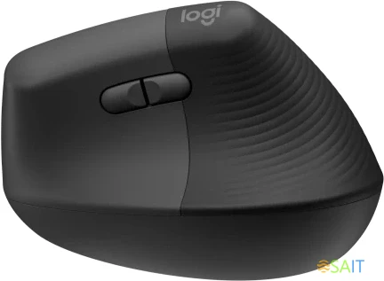 Мышь Logitech Lift графитовый оптическая 4000dpi silent беспров. BT/Radio USB для ноутбука 5but (910-006485)