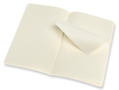 Блокнот Moleskine VOLANT QP721F16B24 Large 130х210мм 96стр. линейка мягкая обложка оранжевый/голубой (2шт)
