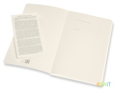 Блокнот Moleskine VOLANT QP721F16B24 Large 130х210мм 96стр. линейка мягкая обложка оранжевый/голубой (2шт)