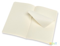 Блокнот Moleskine VOLANT QP721F16B24 Large 130х210мм 96стр. линейка мягкая обложка оранжевый/голубой (2шт)