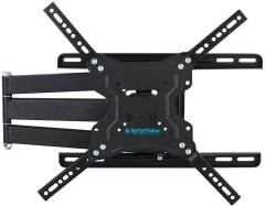 Кронштейн для телевизора Kromax DIX-19 черный 22"-65" макс.45кг настенный поворотно-выдвижной и наклонный