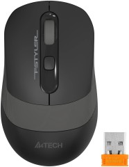 Мышь A4Tech Fstyler FG10 черный/серый оптическая 2000dpi беспров. USB 4but (FG10 GREY)
