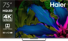 Телевизор QLED Haier 75" Smart TV S6 Frameless серый 4K Ultra HD 144Hz MEMC DVB-T DVB-T2 DVB-C DVB-S DVB-S2 USB WiFi Smart TV