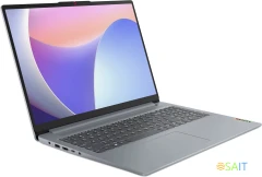 Ноутбук Lenovo IdeaPad Slim 3 16IAH8 Core i5 12450H 16Gb SSD512Gb Intel UHD Graphics 16" IPS WUXGA (1920x1200) noOS grey WiFi BT Cam (83ES0011RK)