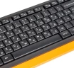 Клавиатура A4Tech Fstyler FK10 черный/оранжевый USB (FK10 ORANGE)