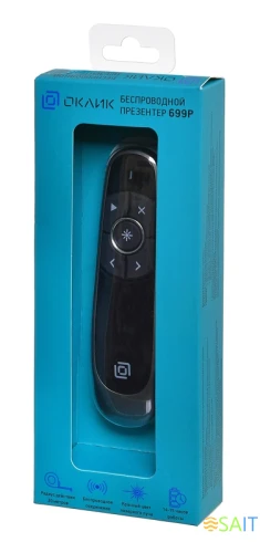 Презентер Оклик 699P Radio USB (30м) черный