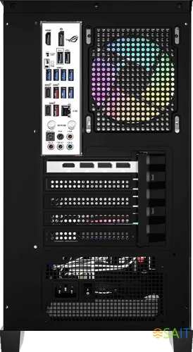 Корпус Formula Crystal Z1M Plus FR черный без БП mATX 9x120mm 1xUSB3.0 audio bott PSU