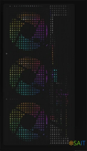 Корпус Formula Crystal Z1M Plus FR черный без БП mATX 9x120mm 1xUSB3.0 audio bott PSU