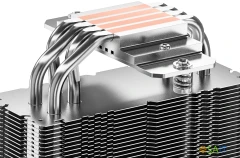 Устройство охлаждения(кулер) ID-Cooling Frozn A410 Se Soc-AM5/AM4/1200/1700/1851 серебристый/черный 4-pin 16-27.2dB Al+Cu 180W 720gr Ret