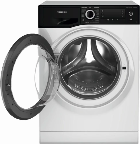 Стиральная машина Hotpoint NSD 7239 ZS VE RU класс: A-30% загр.фронтальная макс.:7кг белый инвертор