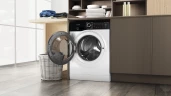 Стиральная машина Hotpoint NSD 7239 ZS VE RU класс: A-30% загр.фронтальная макс.:7кг белый инвертор
