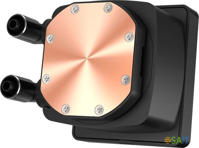 Система водяного охлаждения PcCooler DT360 Dsiplay ARGB Soc-AM5/AM4/1200/1700/1851 черный 4-pin 15-33.1dB Al LCD 320W Ret (DT360-BKAWXY-GL)