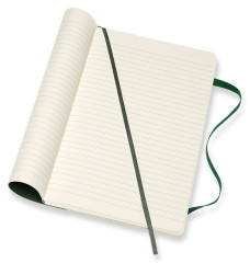 Блокнот Moleskine CLASSIC SOFT QP616K15 Large 130х210мм 192стр. линейка мягкая обложка зеленый