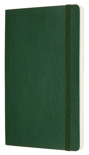 Блокнот Moleskine CLASSIC SOFT QP616K15 Large 130х210мм 192стр. линейка мягкая обложка зеленый