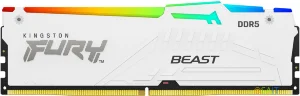 Память DDR5 32GB 6000MHz Kingston KF560C30BWEA-32 Fury Beast RGB RTL Gaming PC5-48000 CL30 DIMM 288-pin 1.4В kit single rank с радиатором Ret