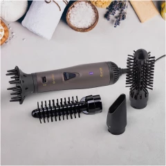 Фен-щетка Vitek VT-8241 1000Вт черный/коричневый