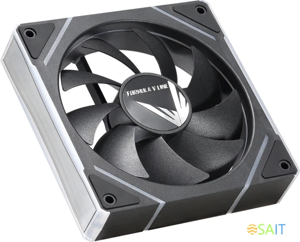 Вентилятор для корпуса Formula Floe Plus 12BK ARGB 120х120x25 черный 4-pin 26.8дБ (FLOE PLUS 12BK ARPW) Ret